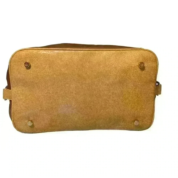 Rebecca Minkoff Satchel. Two Toned. Leather Tan and Brown color. - Picture 4 of 14